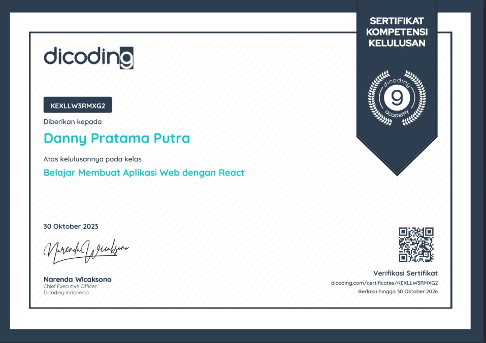React Dicoding
